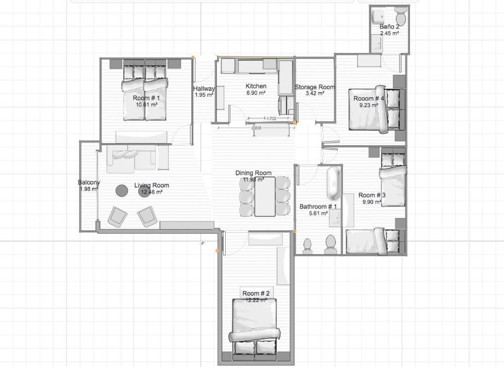 Acogedor Apt 8Pax 4Bdr 2Bth- Cozyhomesevilla2 المظهر الخارجي الصورة